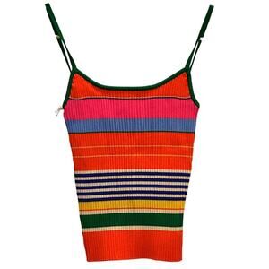 STAUD – Soleil Top – Multi Bayadère Stripe (MUBS) – Size XS